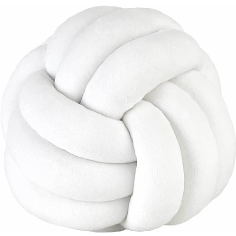 Knot ball throw accent pillow